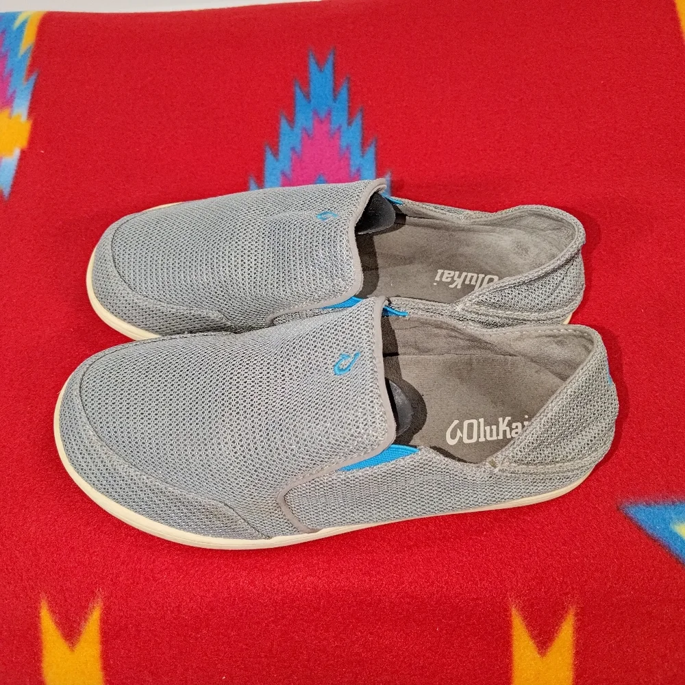 Olukai Nohea Mesh Boy's Slip-On Shoes US B5 EUR 37